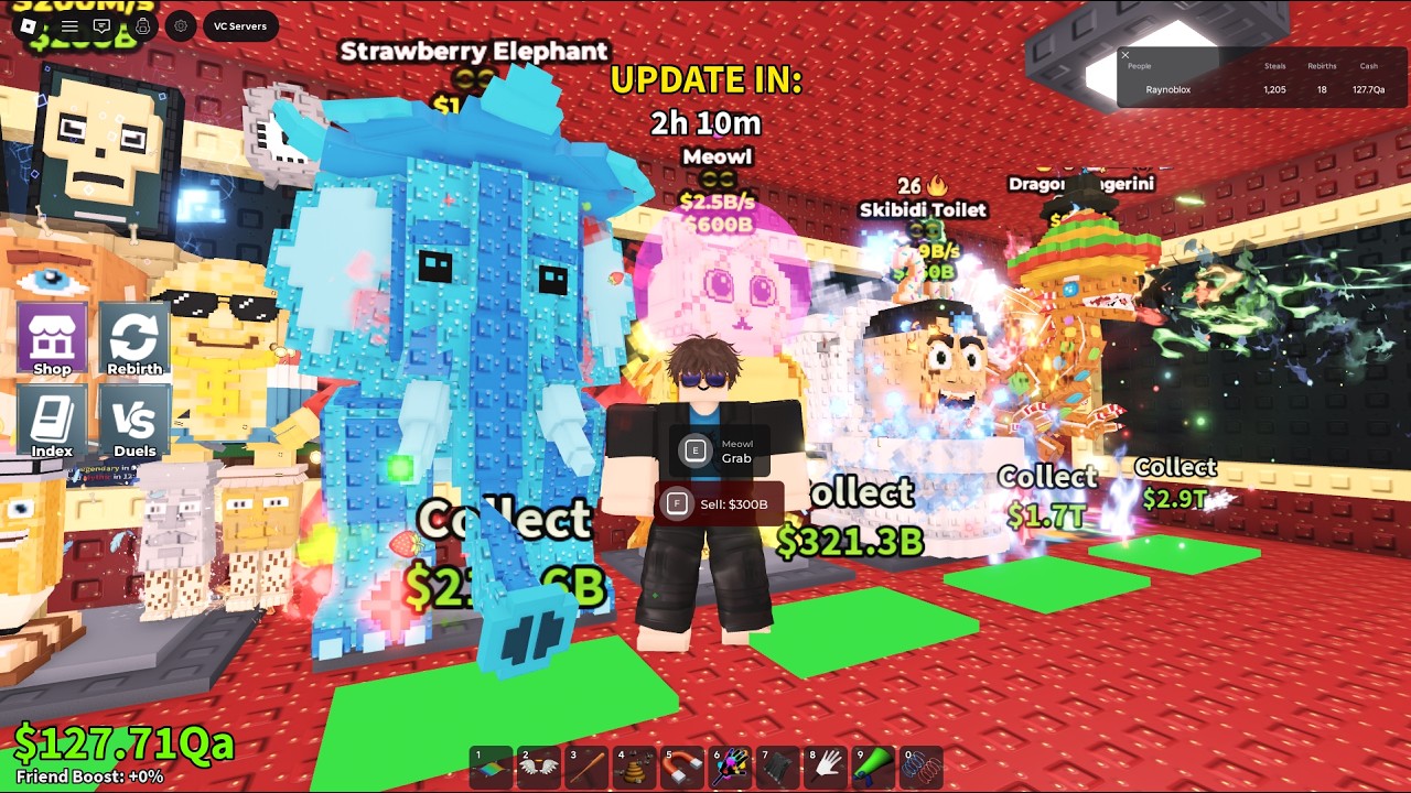 TRADING IN SAB LIVE #roblox #stealabrainrot