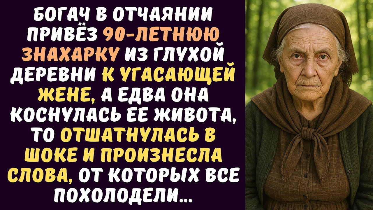 БОГАЧ в отчаянии привез 90-летнюю ЗНАХАРКУ из глухой деревни к угасающей ЖЕНЕ, а едва она взглянула