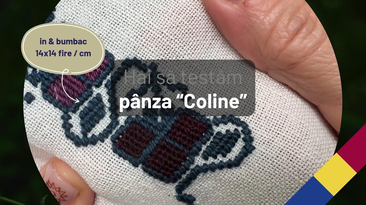 "Coline", pânză premium, pentru ii și cămăși tradiționale românești, marca 