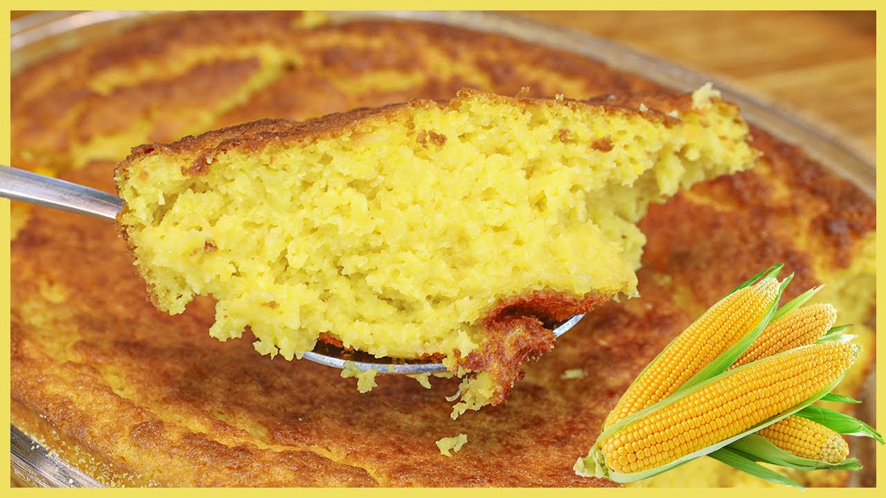 BOLO PAMONHA de puro MILHO I O MELHOR BOLO DE MILHO I Receitas de Pai