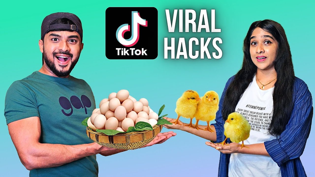 WE TESTED VIRAL TIKTOK LIFE HACKS 😂🔥 | HAIR HACK GONE WRONG | SHE CRIED 😖