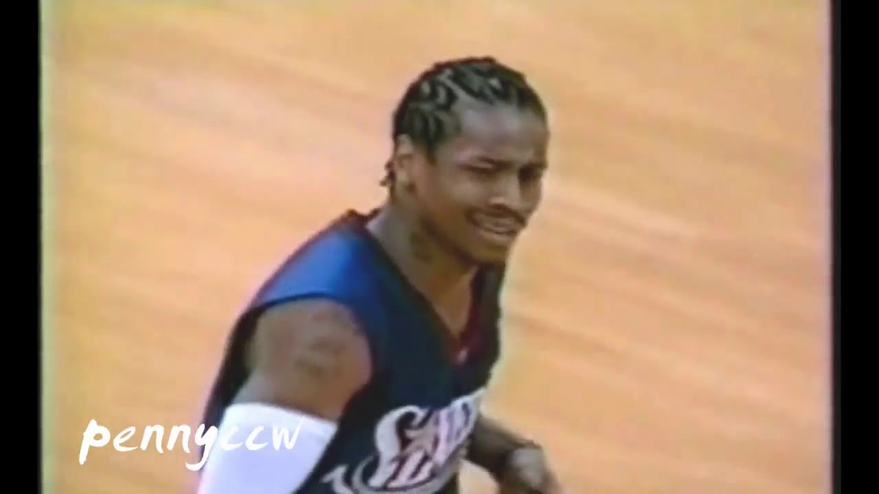 Allen Iverson 30pts Highlights vs Dirk, Nash, Finley the Mavericks (2001)_