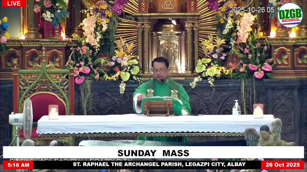 Holy Mass St. Raphael the Archangel Parish, Legazpi City, Albay | October 26, 2025
