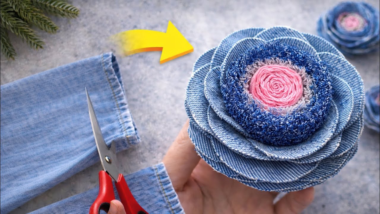 Don’t Throw Away Old Jeans ! Try this Awesome DIY !