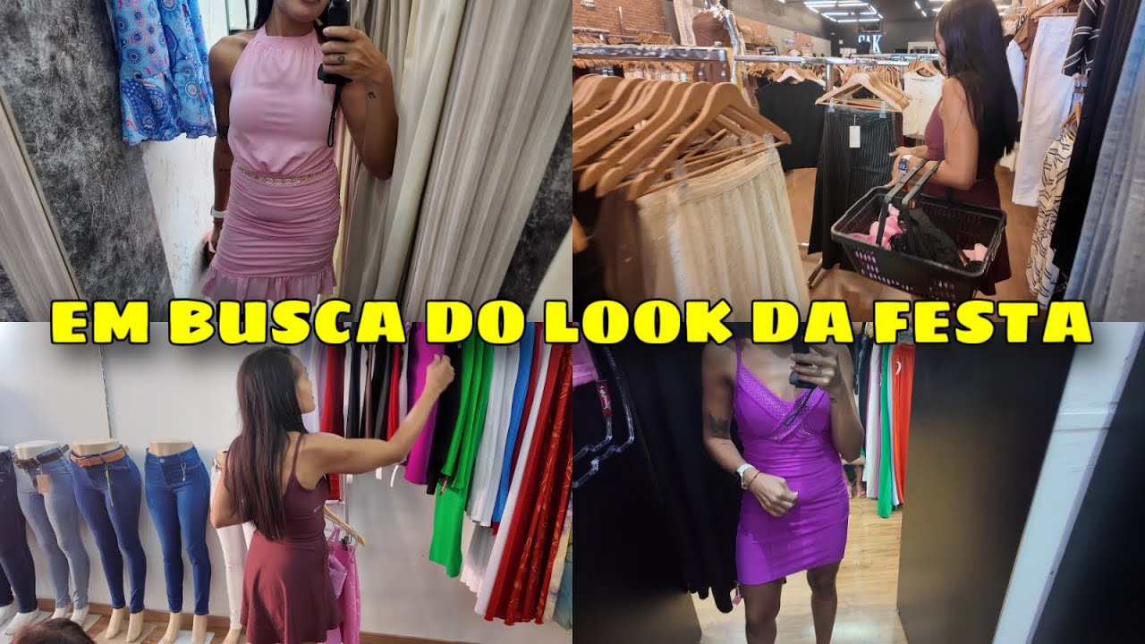 PROCURANDO MEU LOOK PARA A FESTA | FOI UMA LOUCURA | FUI EM MUITAS LOJAS | EXPERIMENTANDO ROUPAS 