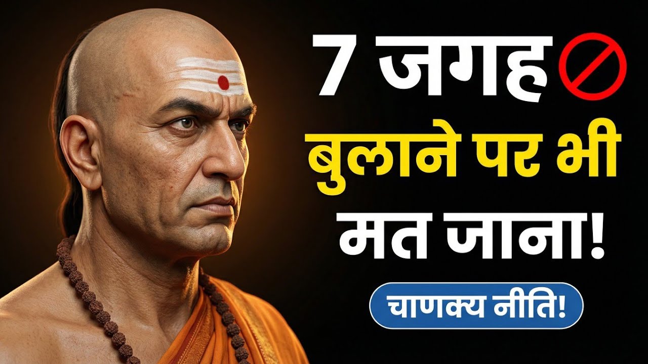 Don't go to these 7 places even if invited | Chanakya Niti