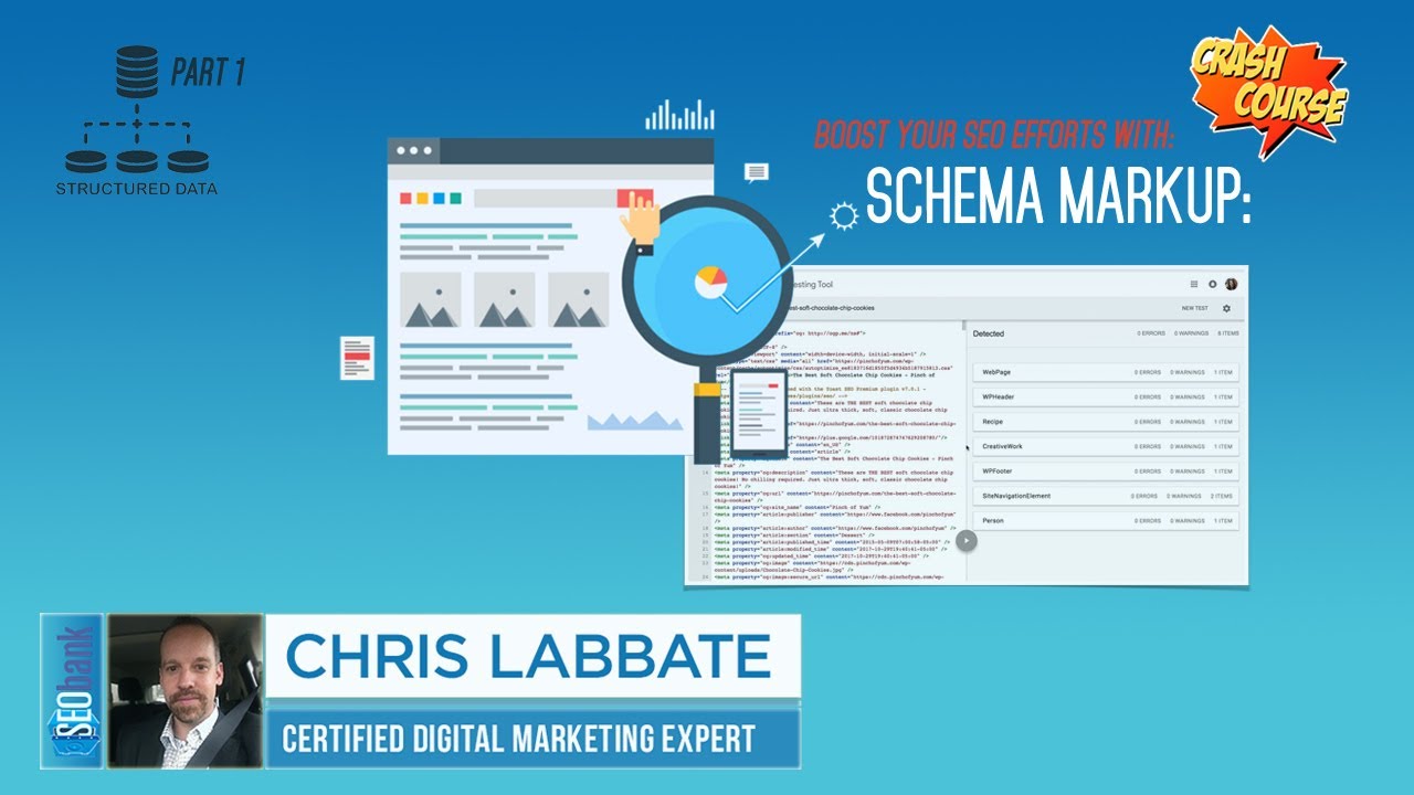 Schema Crash Course - Part1 - Introduction to Schema Markup