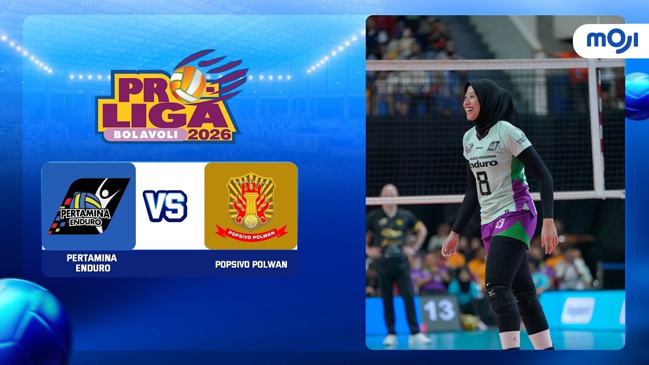 Pertamina Enduro 3 - 1 Popsivo Polwan | Highlight Proliga Putri 2026 | Moji