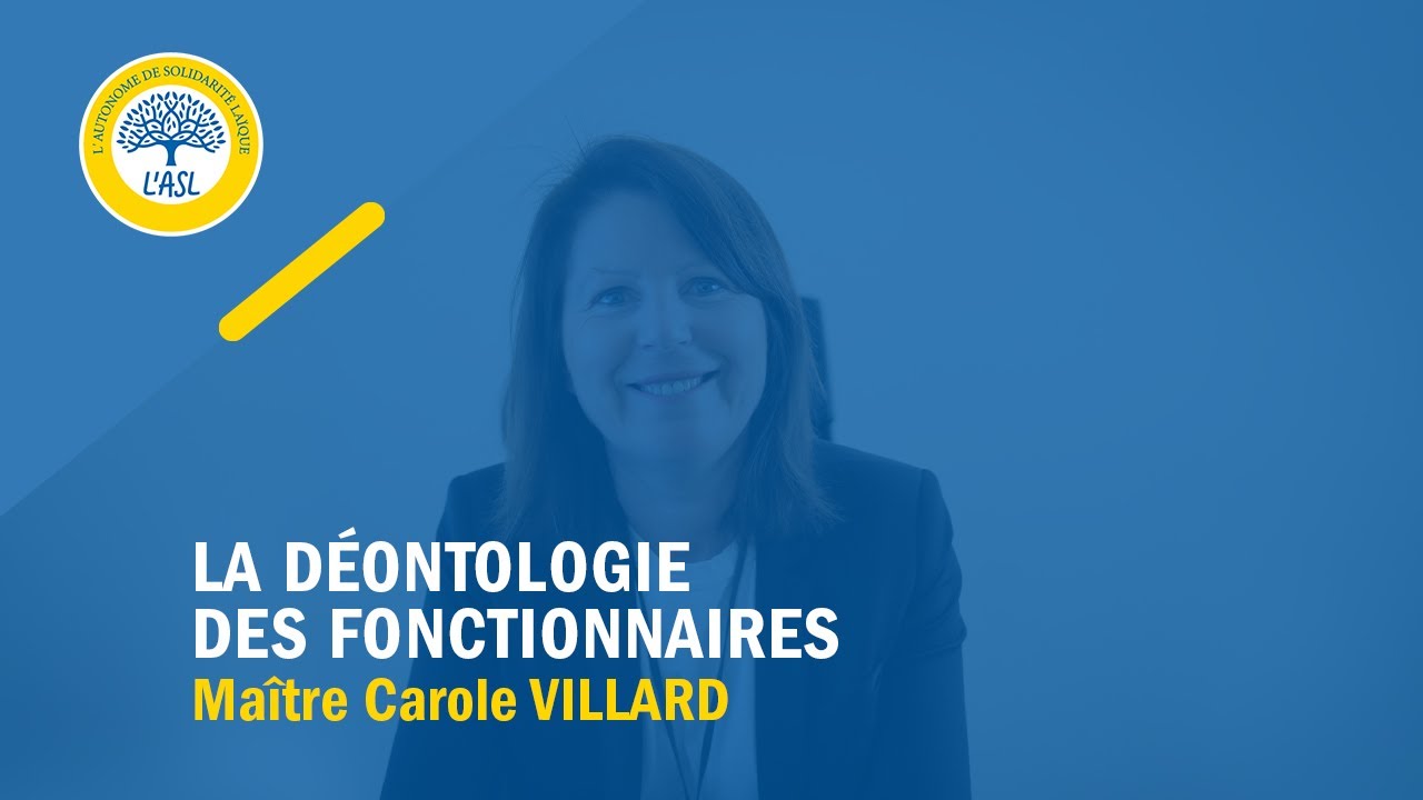 La déontologie des fonctionnaires