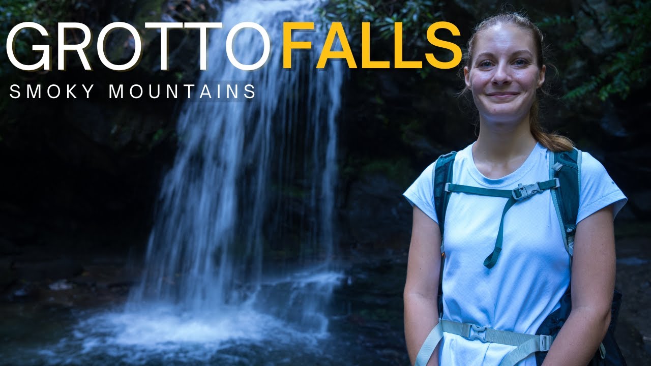 Smoky Mountain Waterfall You Can Walk Behind | Running Into Youtubers on Trail
