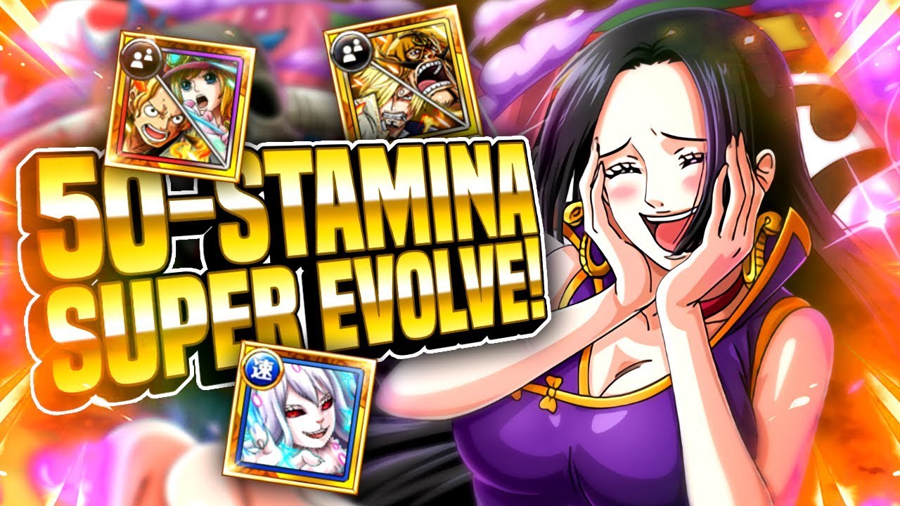 50-STAMINA BOA HANCOCK ISLAND! Super Evolve Your Boa Hancock! (ONE PIECE Treasure Cruise)
