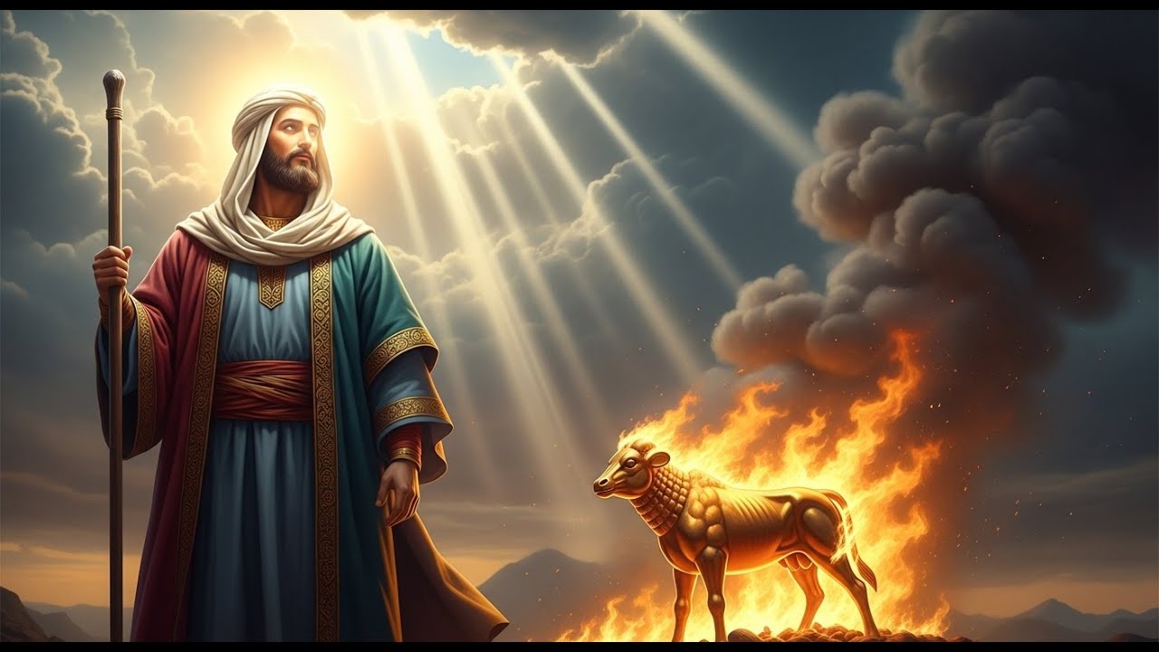 حضرت ہارونؑ اور بنی اسرائیل کا مکمل واقعہ  گوسالہ پرستی، عذابِ الٰہی اور توبہ