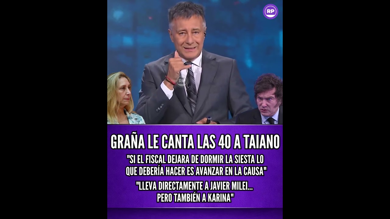 GRA&Ntilde;A LE CANTA LAS 40 A TAIANO