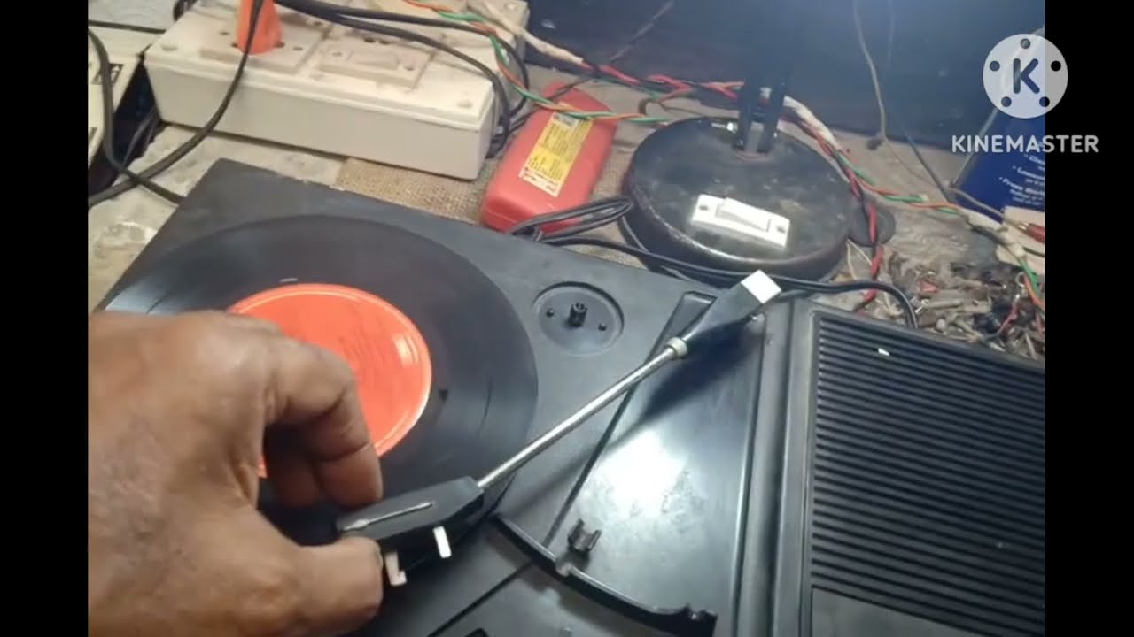 After repair  3 in one  how u doing fresh repair .change the record player niddle.few part are muted