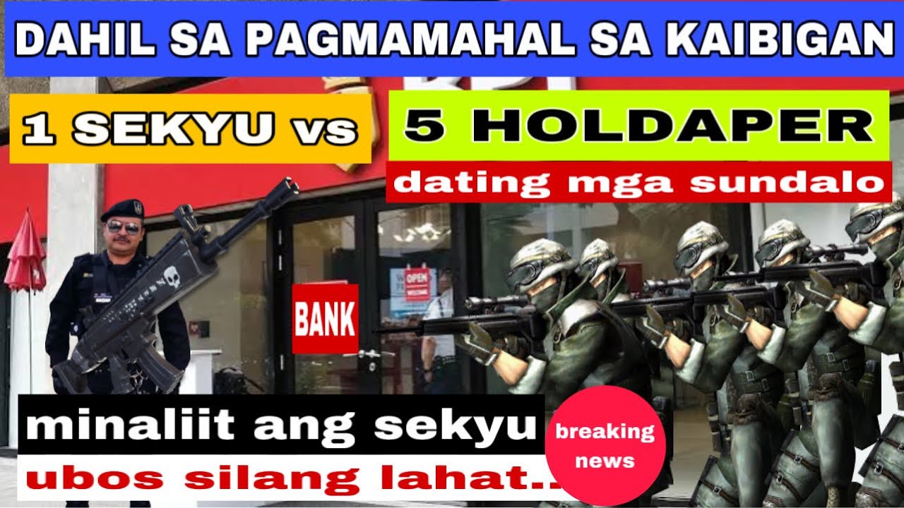 PARA&Ntilde;AQUE BANK ROBBERY/ 1 SECURITY GUARD LABAN SA 5 HOLDAPER / Gary Estrada /Joseph Estrada