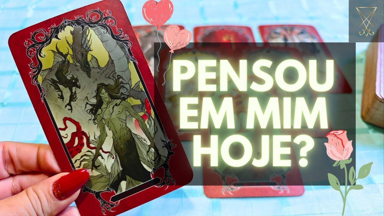 Pensou em mim hoje? 81998966126