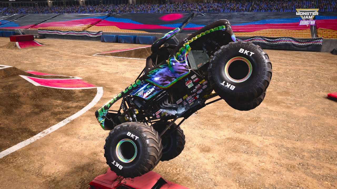 Monster Truck Showdown RAINBOW El Toro Loco 3 Million Point Freestyle!