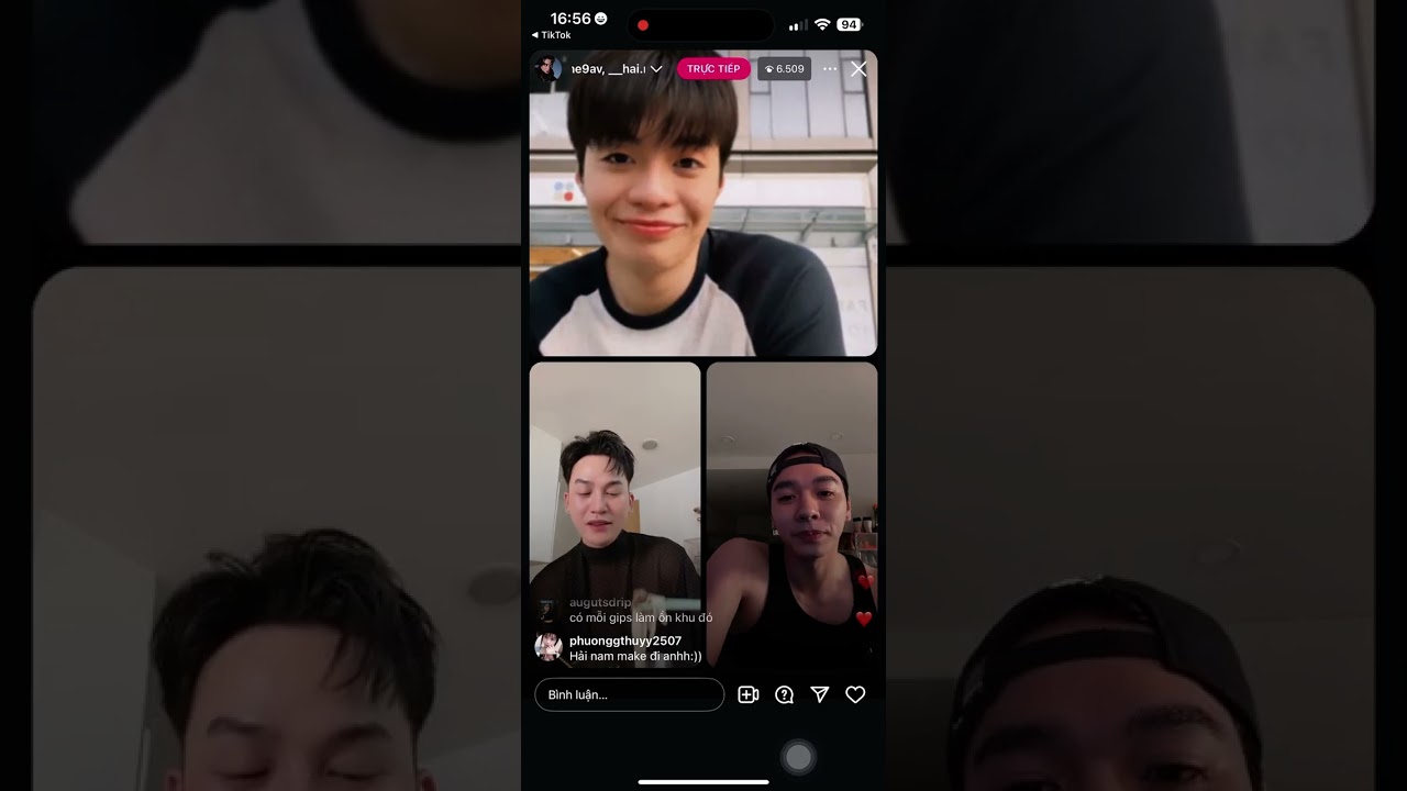 Negav live stream cùng sít rịt ali hoàng dương và Hải Nam