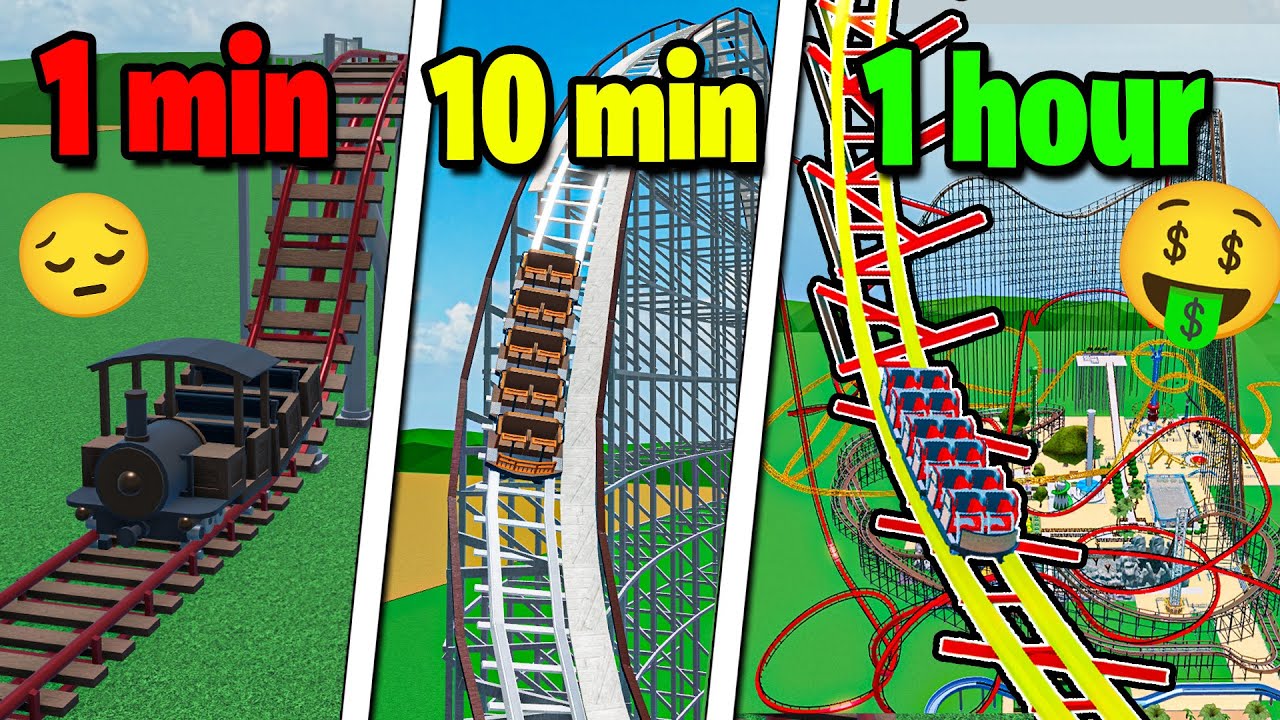 Построй свой тематический парк за 1 минуту, 10 минут и 1 ЧАС в Roblox Build Battle!
