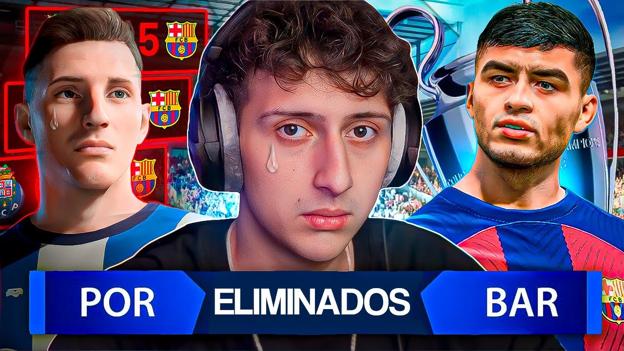 EL BARCELONA NOS ELIMINA DE CHAMPIONS LEAGUE 😔 | Modo carrera FC24 #3