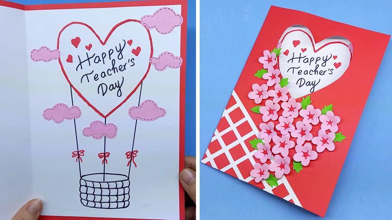 Cách làm thiệp 20/11 tặng thầy cô ngày Nhà Giáo Việt Nam |  DIY Teacher's Day card | Liam Channel