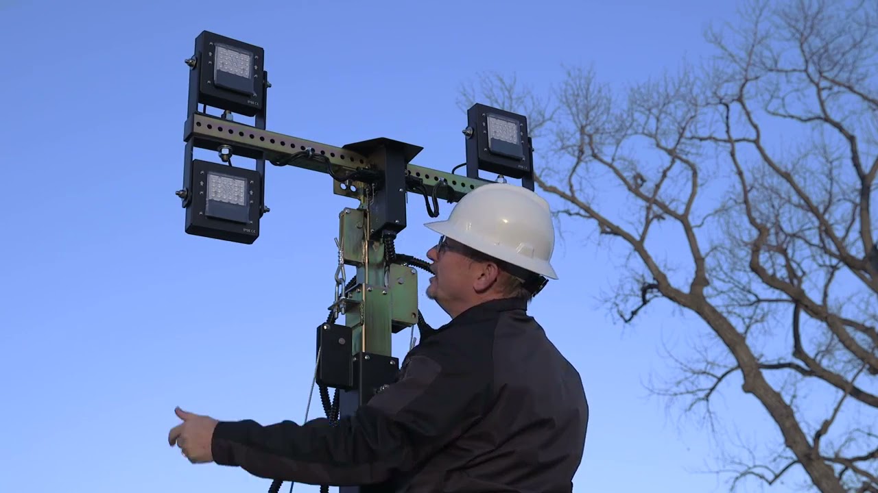 Wanco Solar Light Tower - Operation