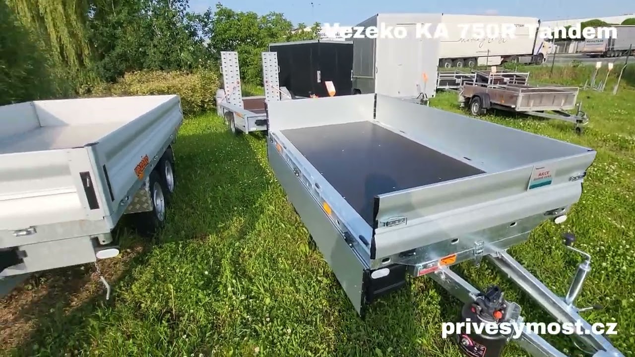 Vezeko KA 750R Tandem - sklopný přívěs do 750 kg