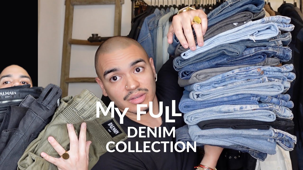 MY FULL DENIM COLLECTION | CELINE, SAINT LAURENT, LEVIS & MORE | ARIEL ROSADO