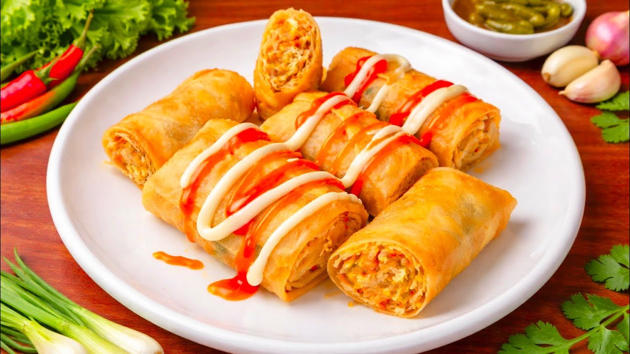 KETAGIHAN BUAT RESEP INI, CEPAT DAN PRAKTIS || LUMPIA BIHUN UNTUK BULAN PUASA