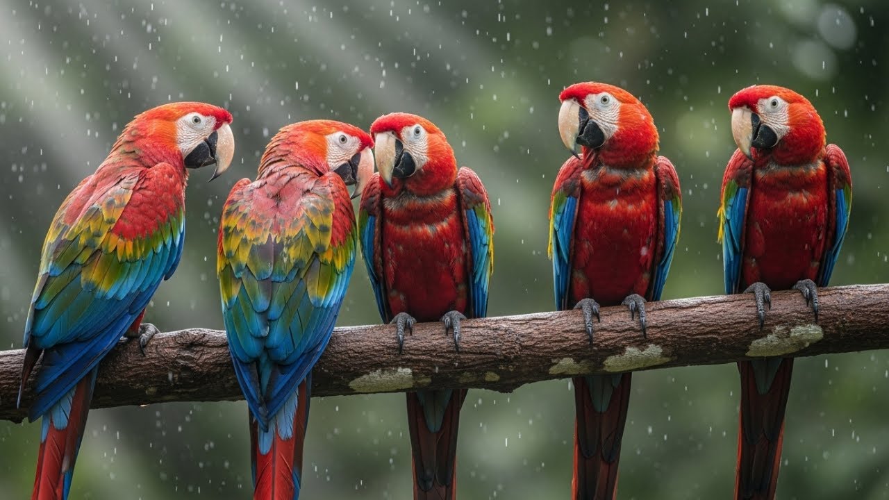 Soothing Bird Sounds & Relaxing Music 🦜 Stress Relief, Peaceful Mind, and Soul Healing