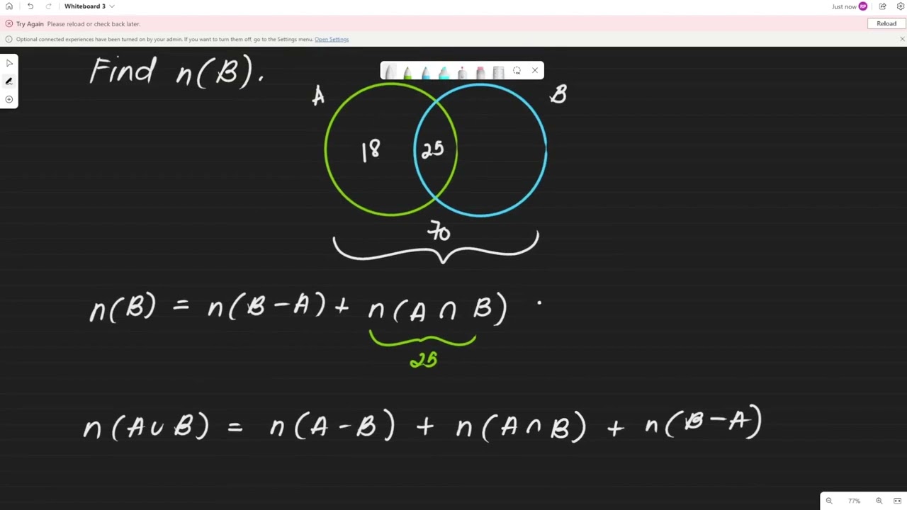 Worded Problems - Set Operations