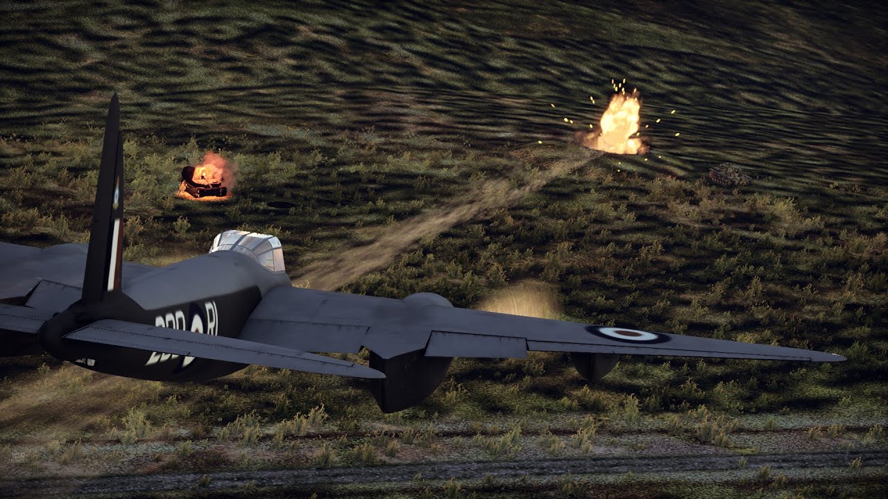Mosquito FV Mk XVIII Ground Attack Mission | War Thunder Gameplay