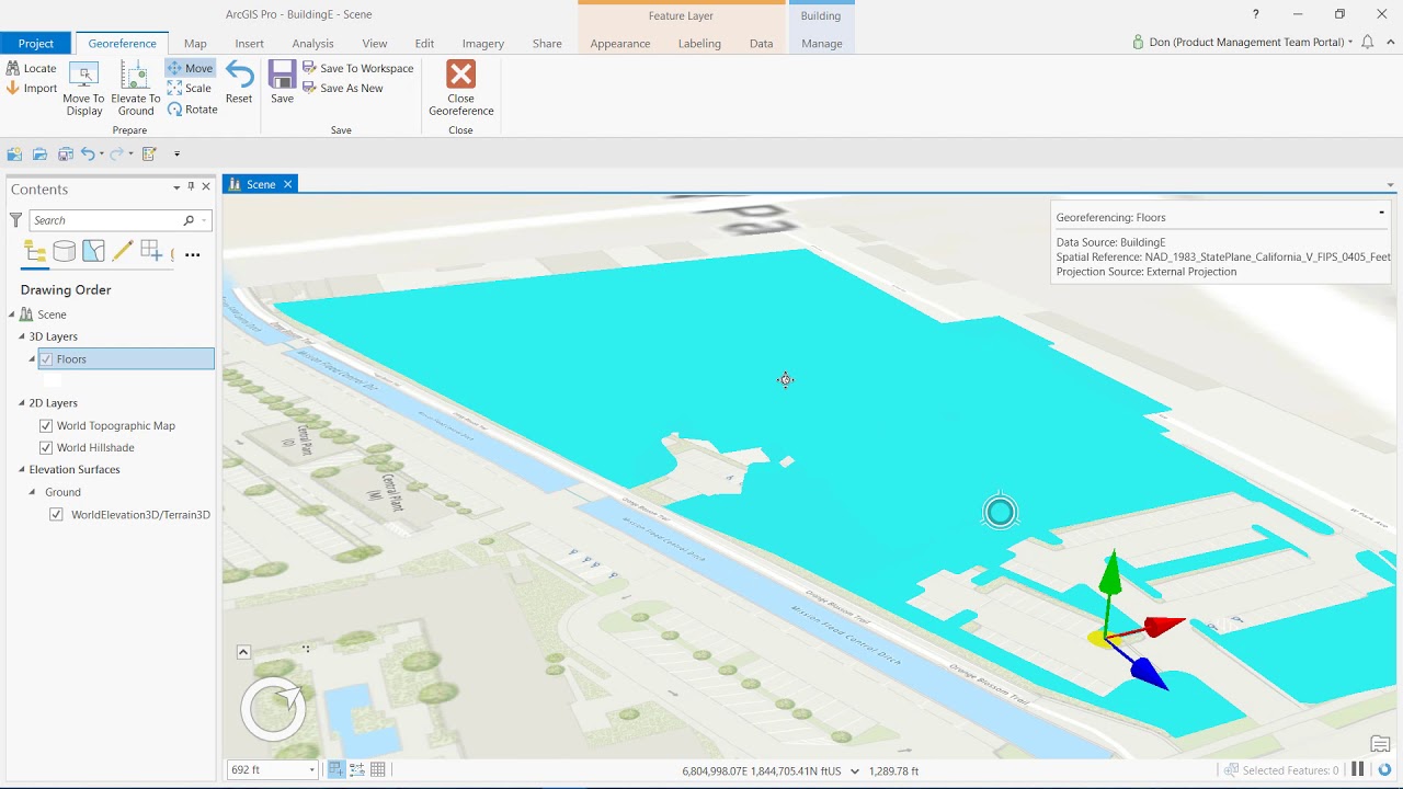 How to Georeferenence Revit data in ArcGIS Pro