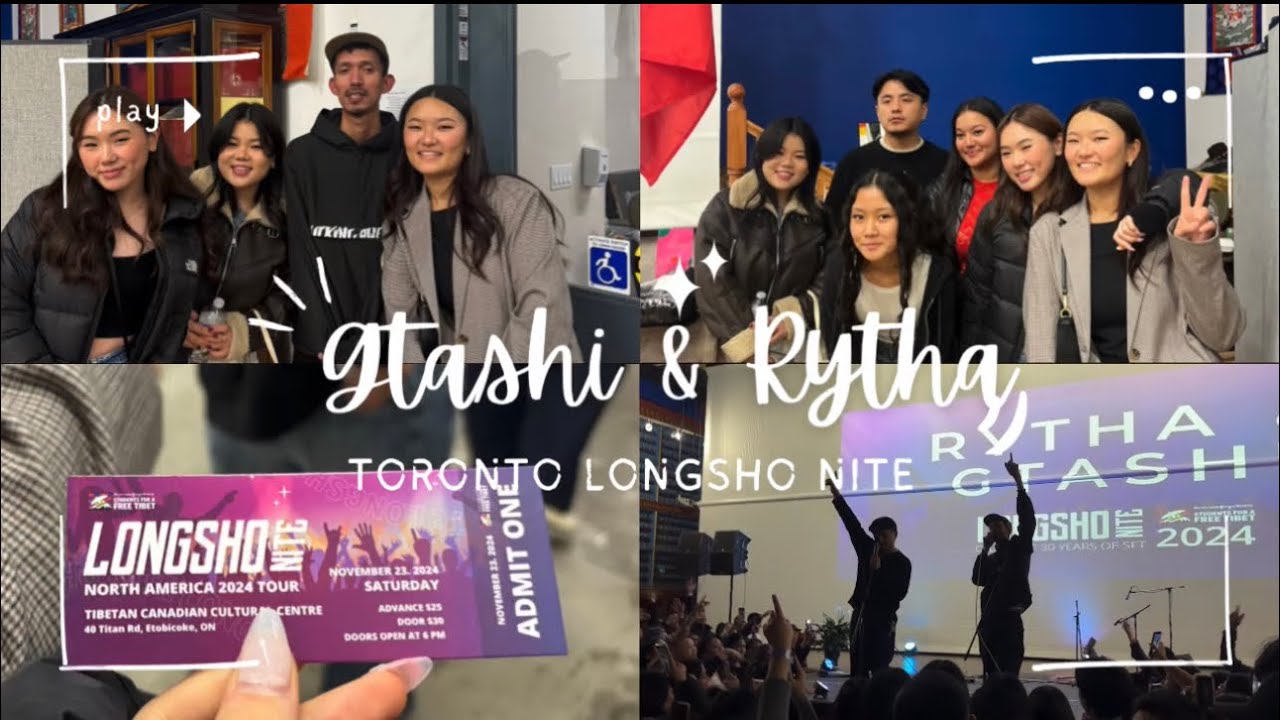 GTASHI & RYTHA CONCERT!!! 🎤 🎸 🪩 Longsho Nite Toronto 🇨🇦 #tibetanvlogger #toronto #concert