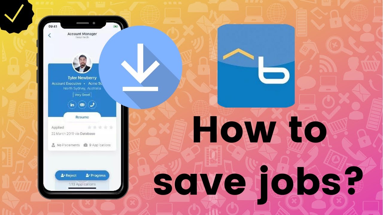 How to save jobs on Bayt.com?