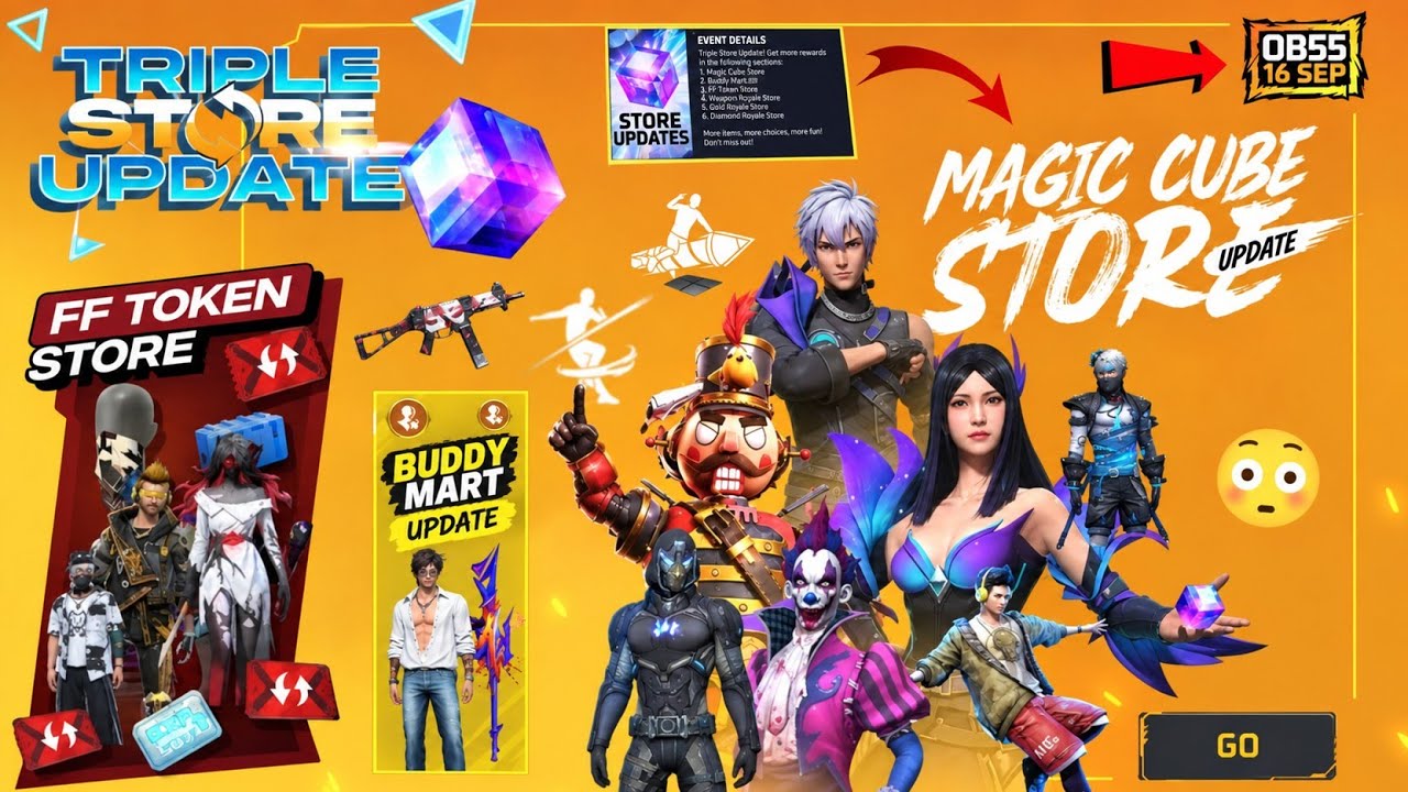 OB55 Triple Store Update 🤯 10 New Bundles In Magic Cube Store | Joker Bundle Return Magic Cube 2026