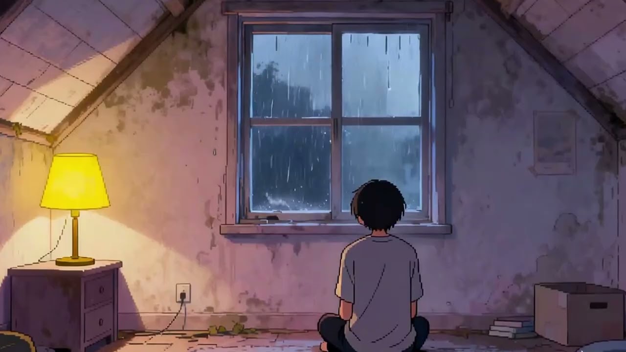 Rainy Night Lofi Loop ☔ 60 Minutes Instrumental