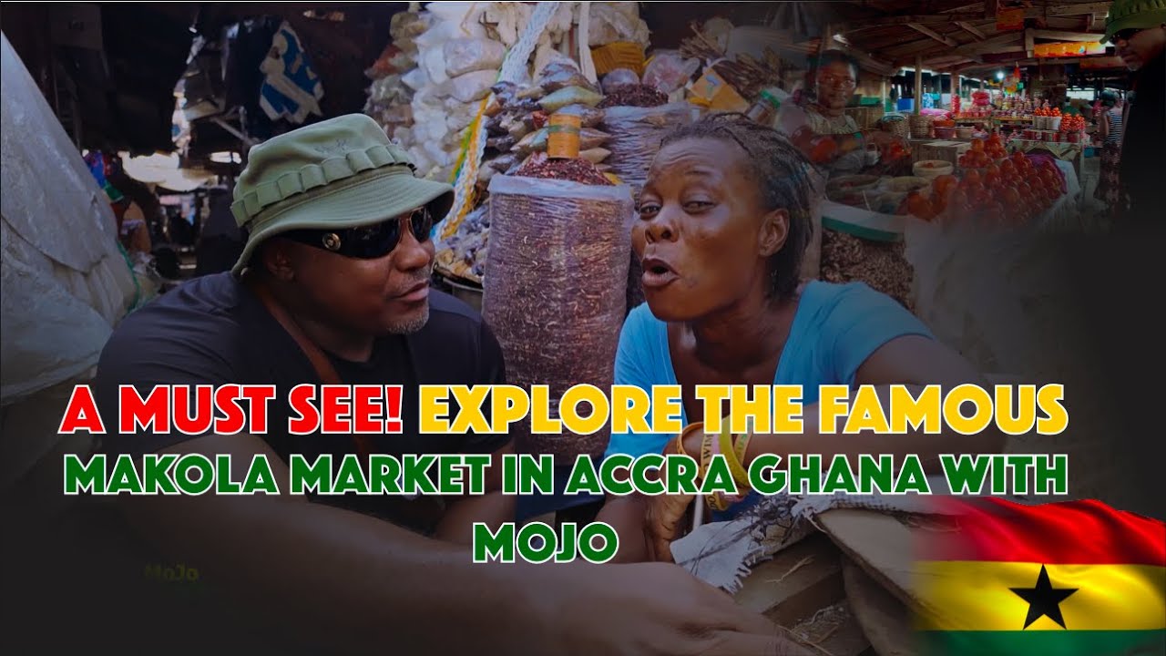 Explore the famous Makola market with Big Mojo Unbelievable!!