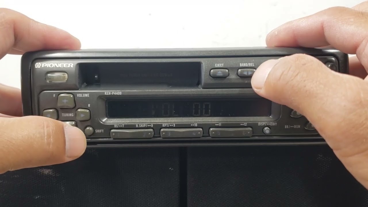 Автомобильный AM/FM кассетный магнитофон Pioneer KEH-P4400 старой школы