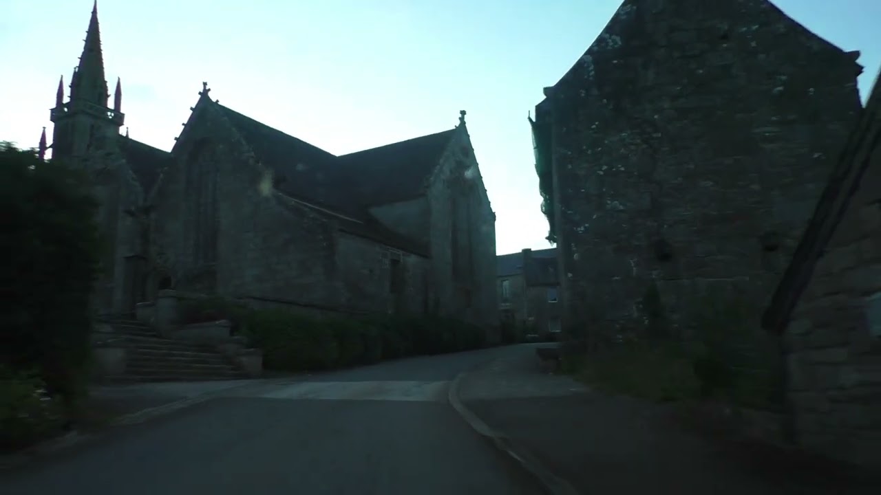 Driving On The D87 & D31 From 22110 Kermabjean To 22160 Le Croissant, Brittany, France