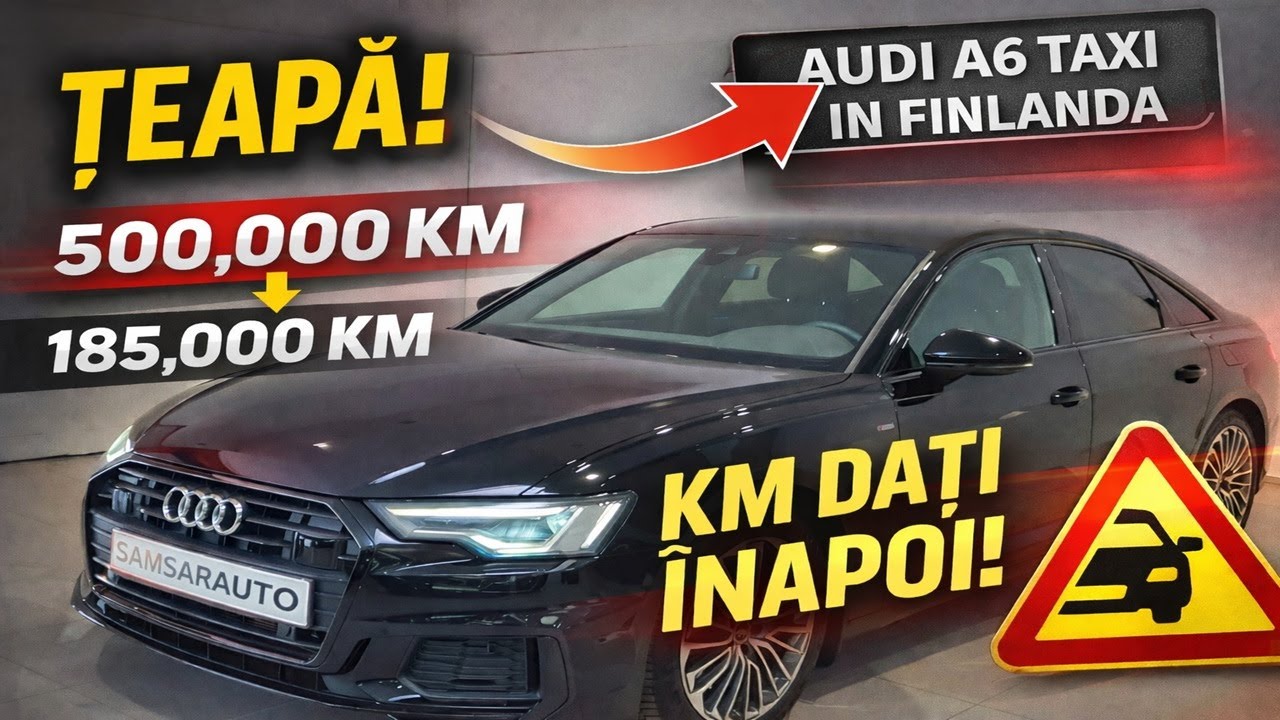 TEAPA CU UN AUDI A6 de 12.900€  De la 500.000 KM la 185.000KM
