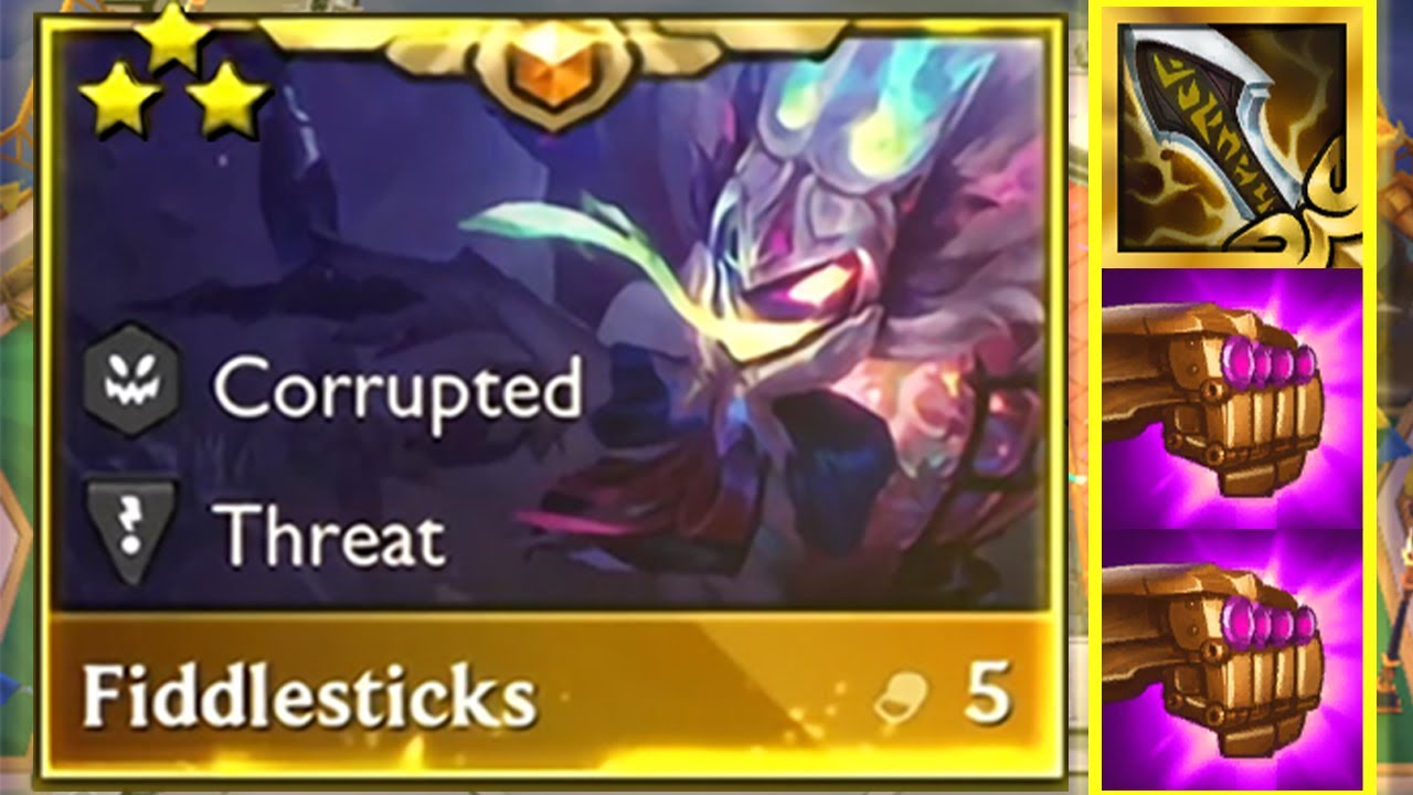 Full Crit Fiddlesticks 3 Star⭐⭐⭐ 1v9 !!🔥| TFT SET 8