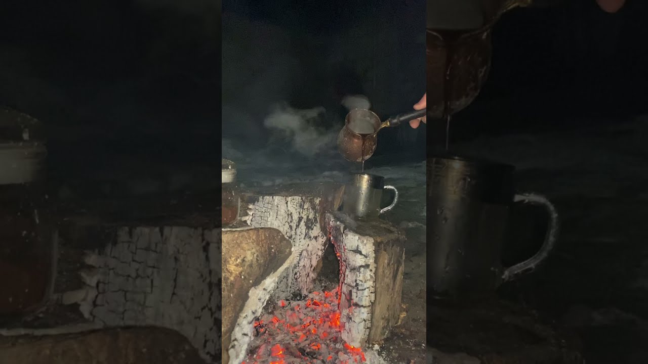 Как насладиться зимой: снег и горячий кофе на природе