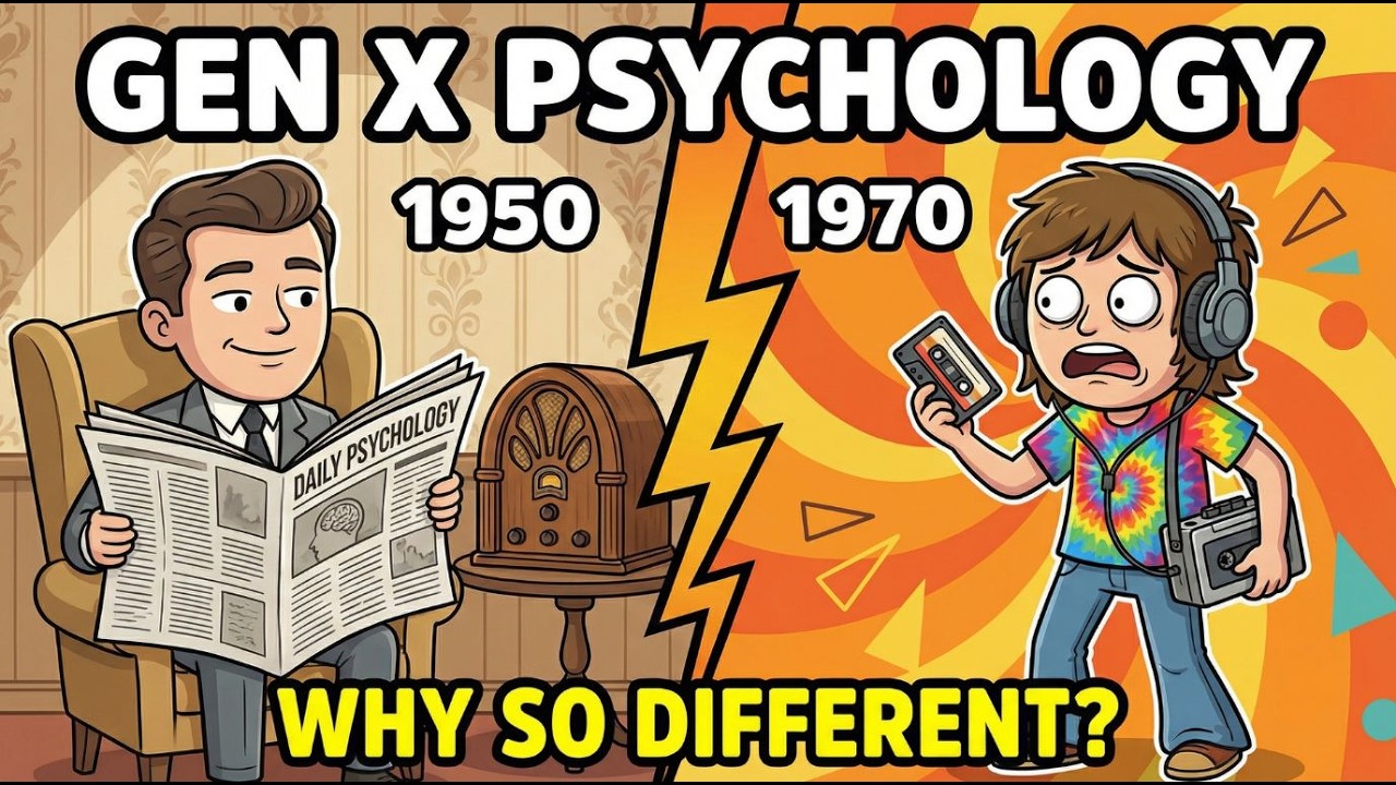 The Psychology Of Gen X (1950 and 1970) (Why They're SO DIFFERENT)