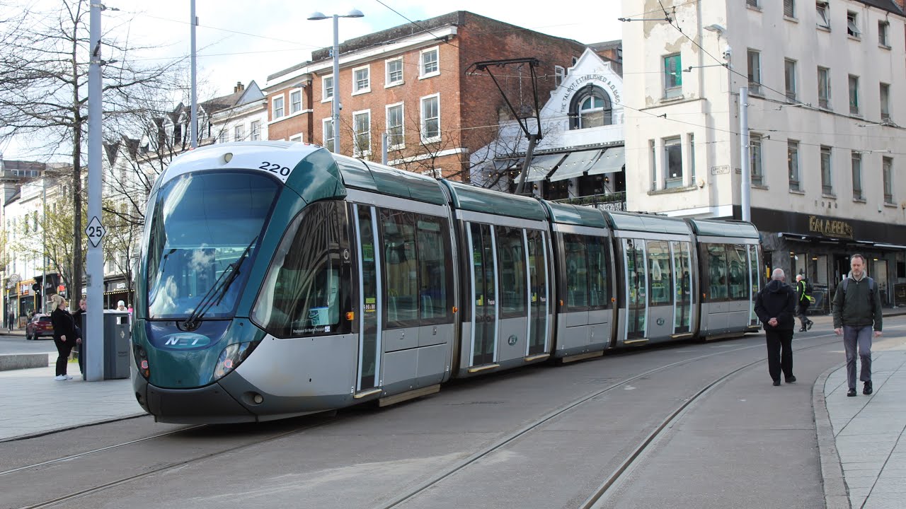 RARE! Nottingham NET Trams terminate and turn back at Old Market Square! Plus Bonus footage 6/4/2022