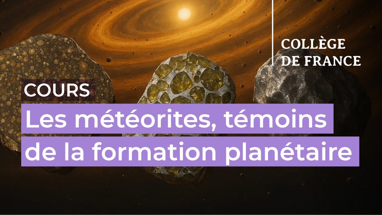 Les astéroïdes et leurs échantillons : les météorites... (1) - Alessandro Morbidelli (2025-2026)