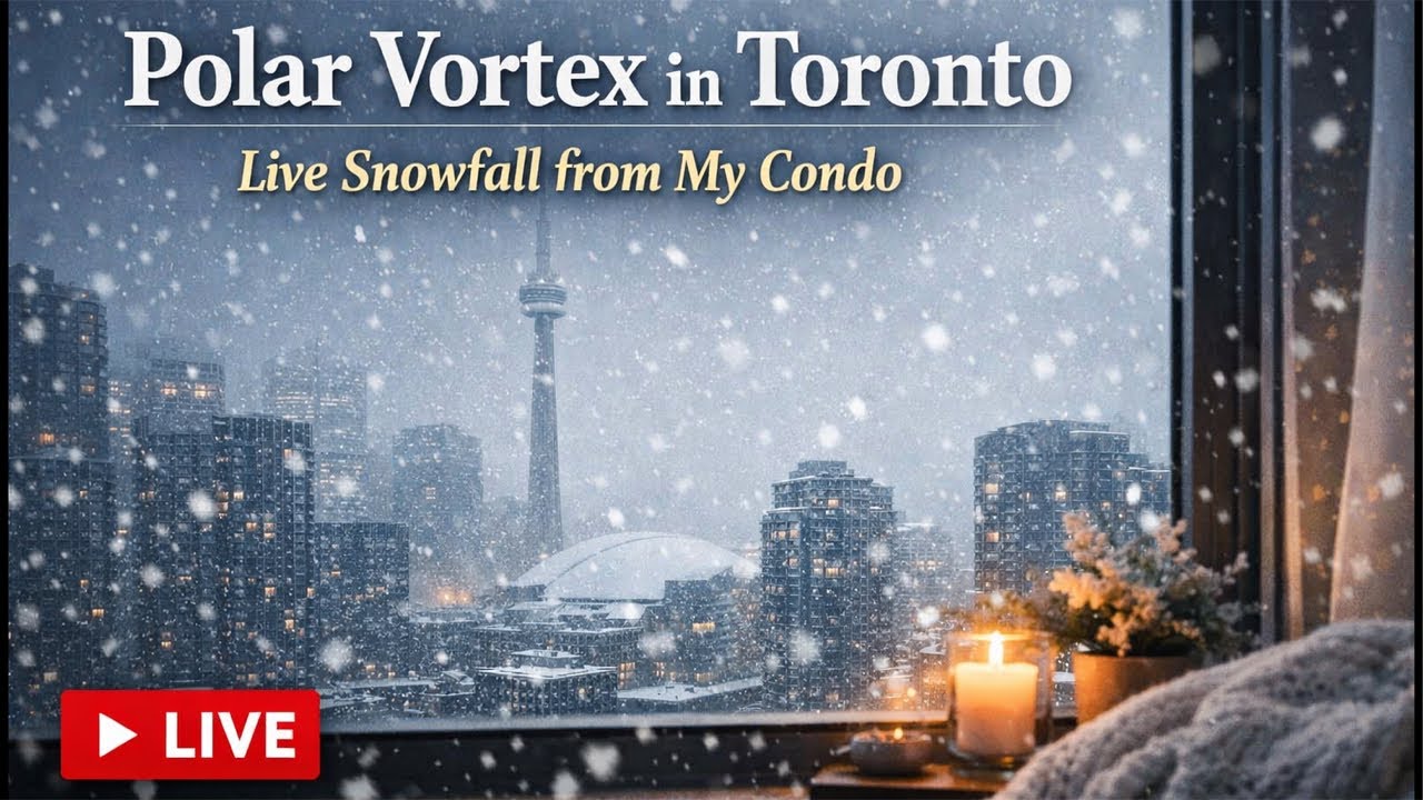 Polar Vortex in Toronto ❄️  #toronto #polarvortex #shorts #gta #winter2026 #onstorm #torontoweather