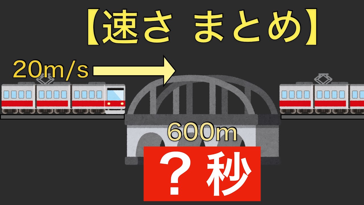 【速さ⑦】速さの文章題まとめ｜2問で完全理解