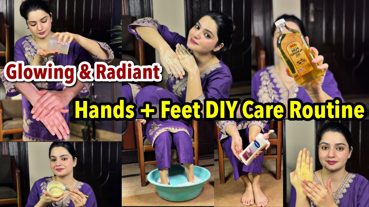 My Secret Hand & Feet Care Routine for Instant Bright & Radiant Skin 🌸 | Natural Glow At Home
