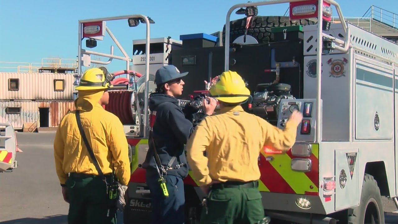 Albuquerque Fire Rescue holds wildland fire engine training for firefighters ahead of wildfire seaso